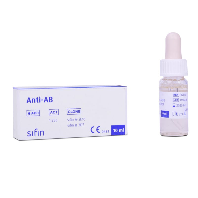 Test Reagent for Determining Blood Types Anti-AB
